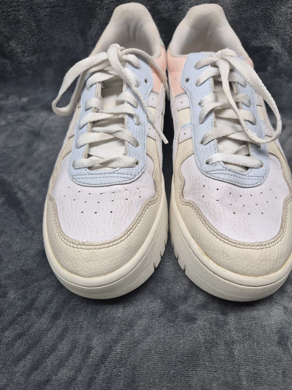ASICS Womens Sneakers Japan  Sport Style Platform Sz 8.5 White Pearl Pink